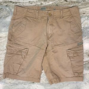 MFG-Co Men's Tan Cargo Shorts, Sz 32, 10"inseam